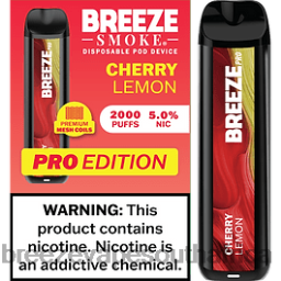 Breeze Vape 6000 Puffs | Breeze Pro 2000 Puffs Cherry Lemon 6L6DH27