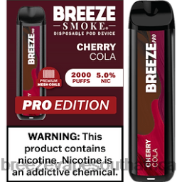 Breeze Vape Charger | Breeze Pro 2000 Puffs Cherry Cola 6L6DH28