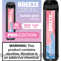 Breeze Vape Near Me | Breeze Pro 2000 Puffs Bubble Gum Freeze 6L6DH31