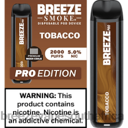 Breeze Vape Near Me | Breeze Pro 2000 Puffs Tobacco 6L6DH11