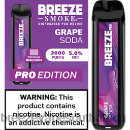 Breeze Vape Website | Breeze Pro 2000 Puffs Grape Soda 6L6DH25